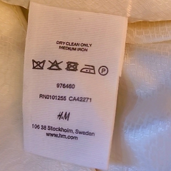 Robert Cavalli H&M Limited Edition Cream Black Blazer - Picture 7 of 9